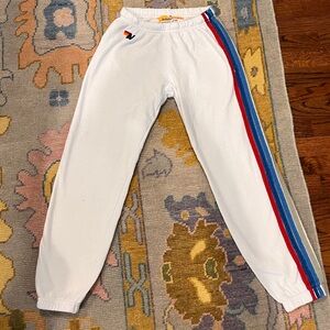 AVIATOR Nation Stripee Sweatpants - Sz Medium